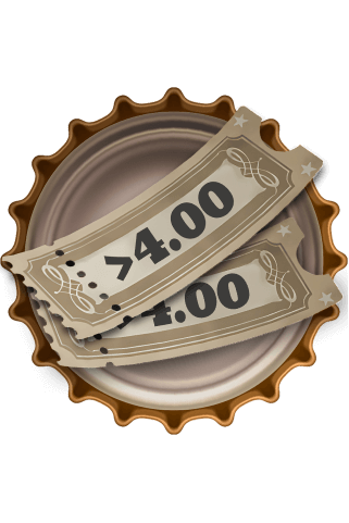Place a multiple bet with min. odds 4